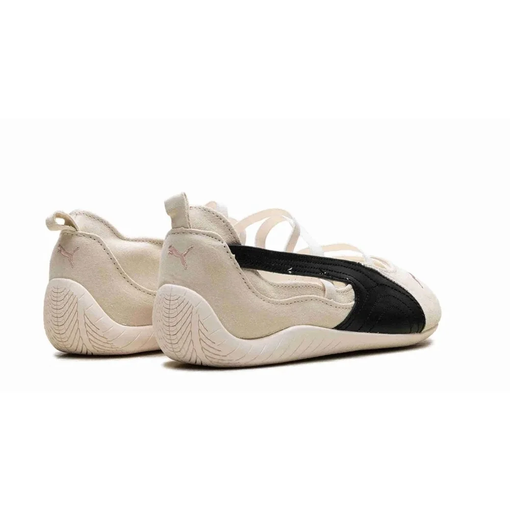 Puma Speedcat Ballet SD x Rosé Womens Size 8.5 White Black Frosty Pink 404395-01